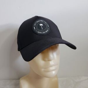 Palm Golf 2017 Swing And Smile Black Waterproof Snapback Hat Cap